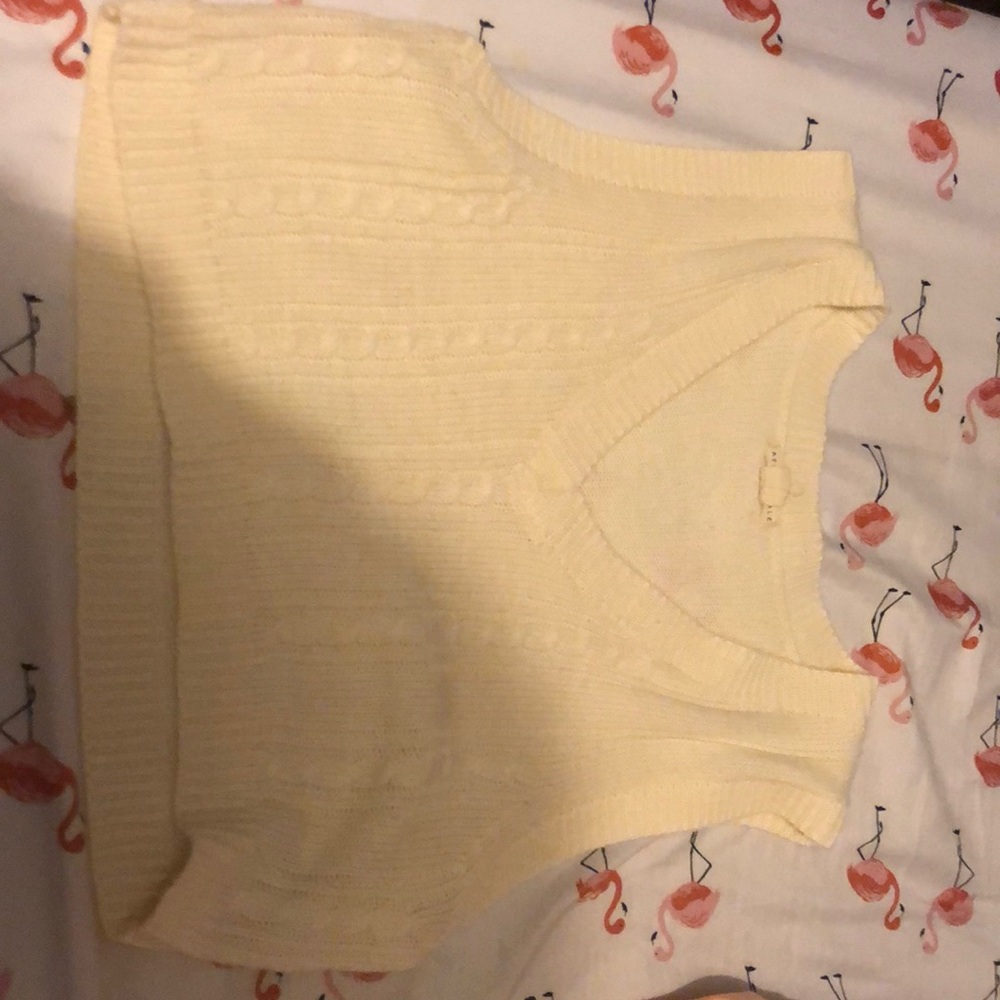 off white sweater vest